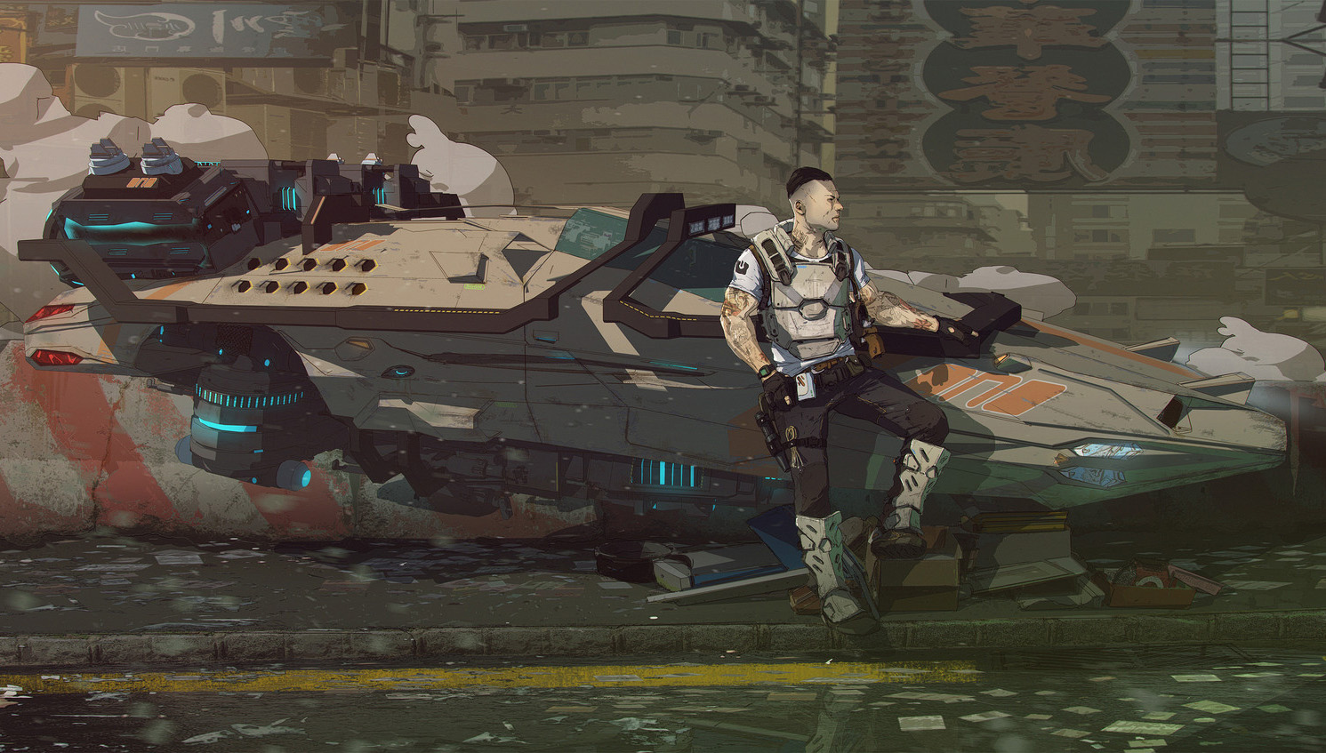 英国插画师"brad wright"科幻题材插画作品欣赏