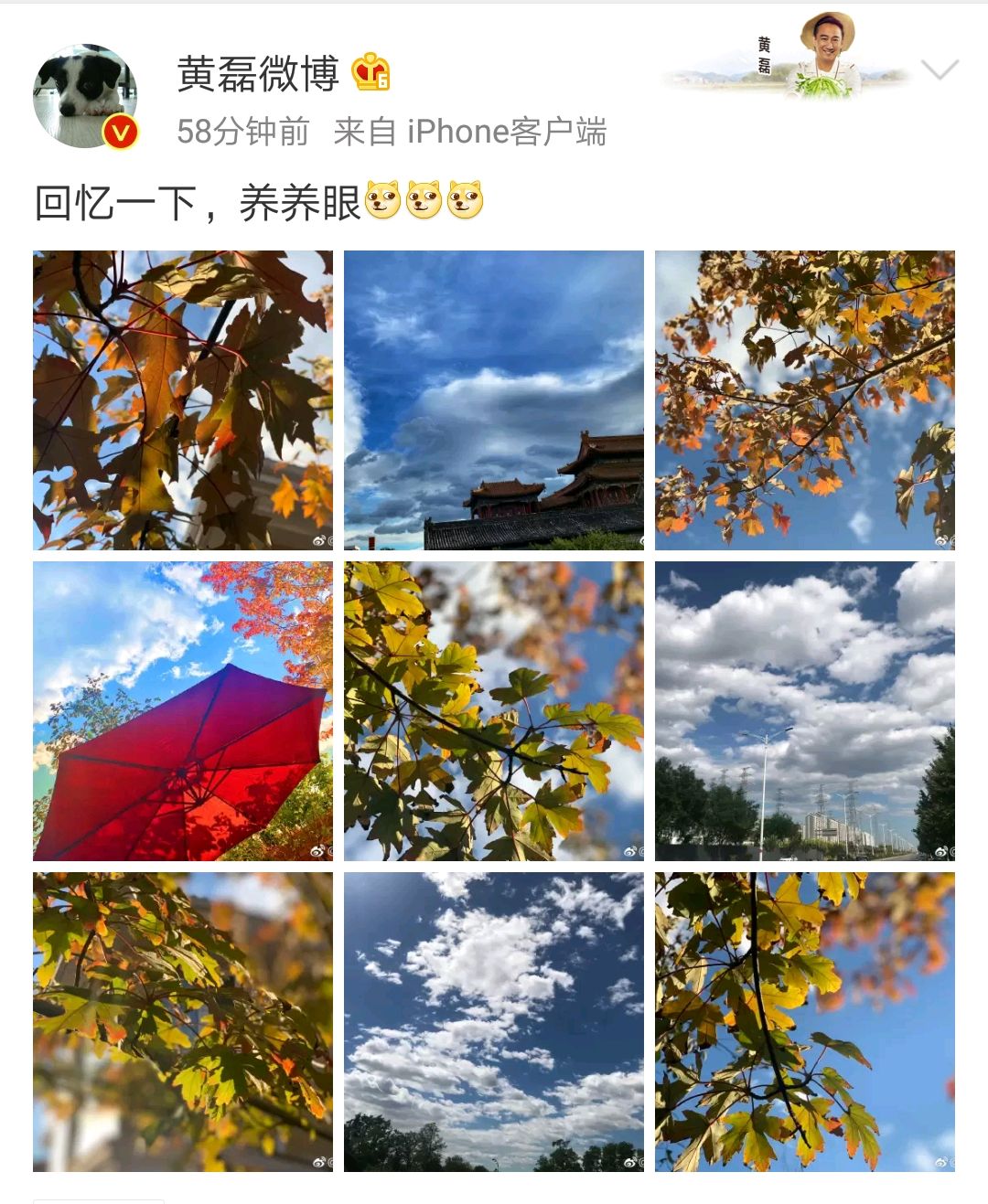北京重度雾霾天气 达五级重度污染黄磊微博回忆好天气