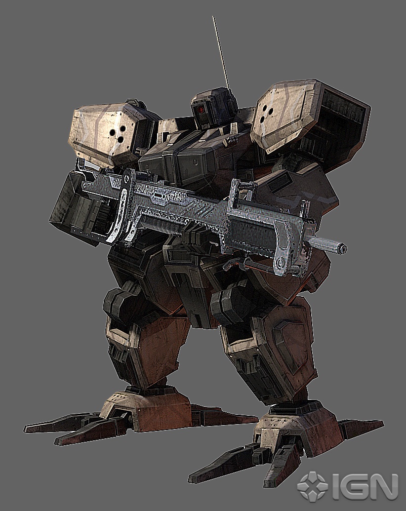 装甲机器人为主题前线任务:进化原画设定