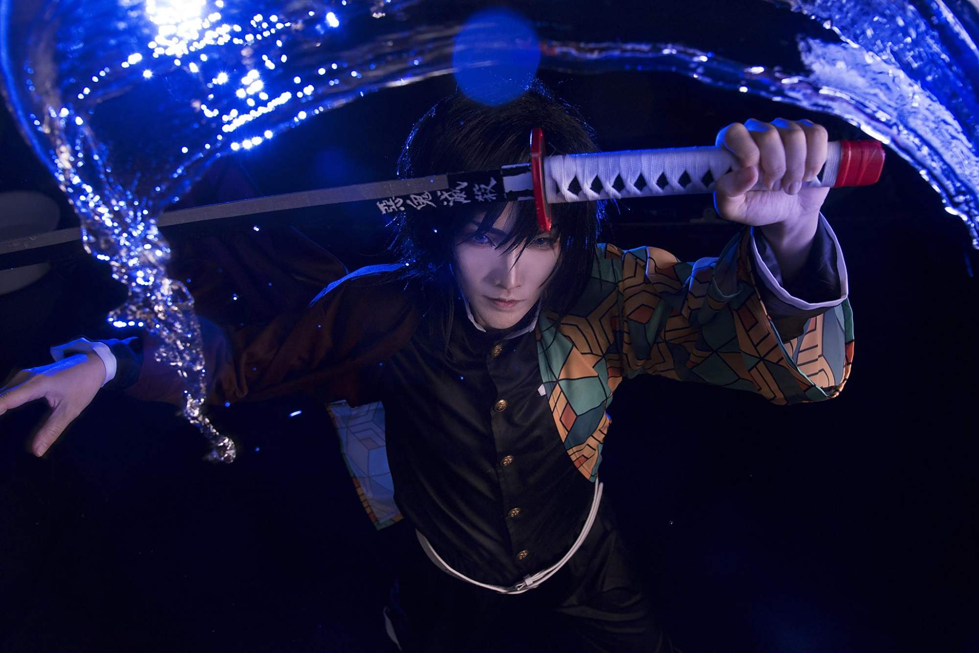 「鬼灭之刃」富冈义勇cos,网友:你没有被讨厌