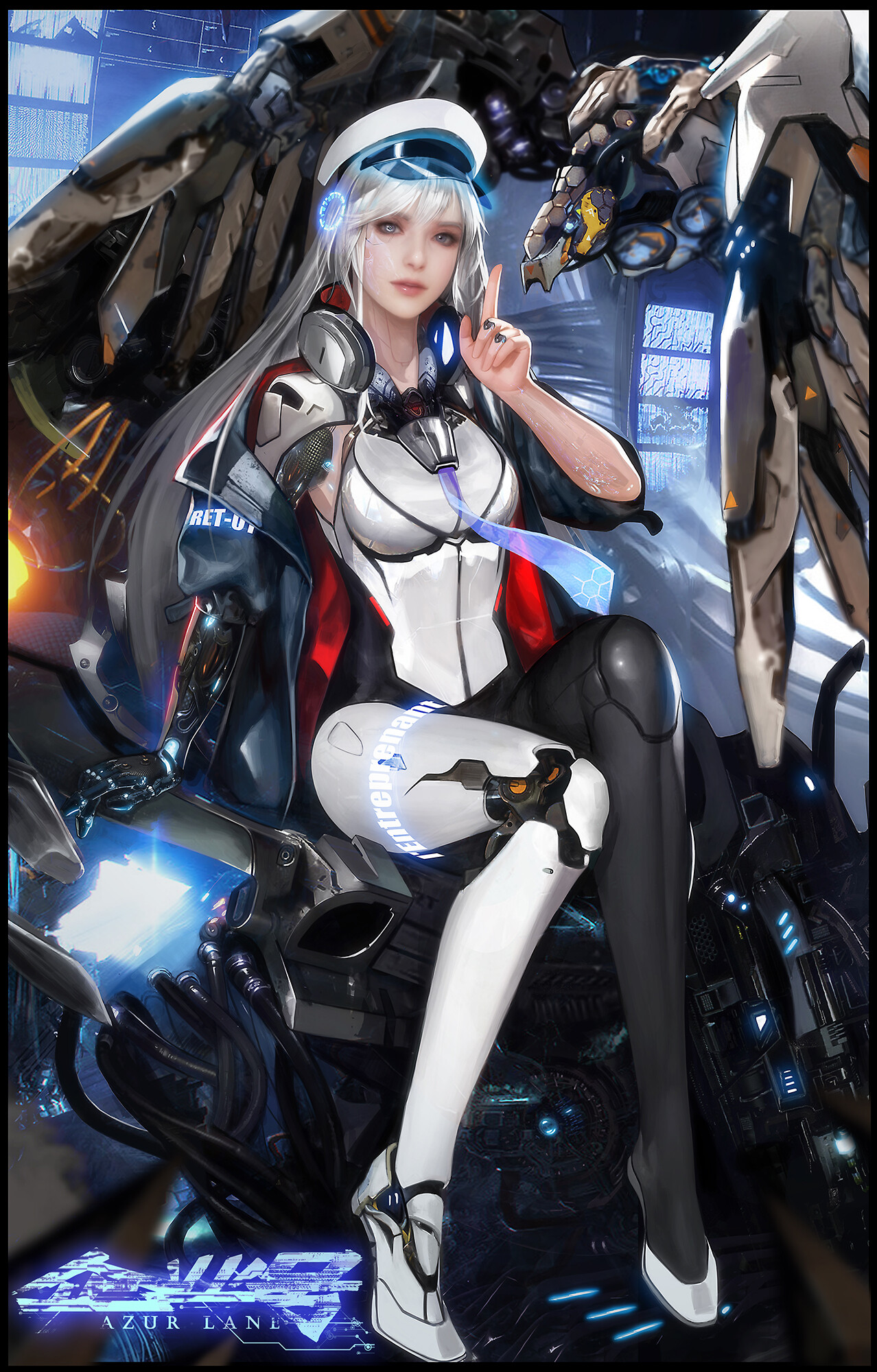 国人画师一组漂亮人物插画作品!造型美型画风细致的精美大作!