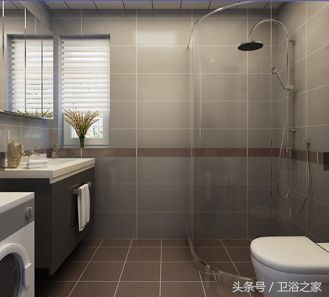 现代简约卫生间装修效果图 美极了