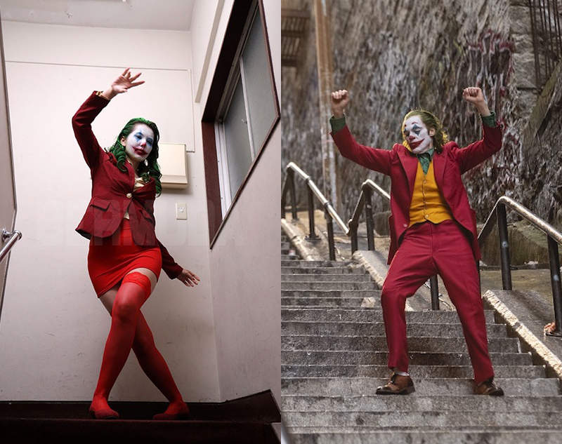 日本翻拍成人"小丑",连楼梯跳舞都神还原!