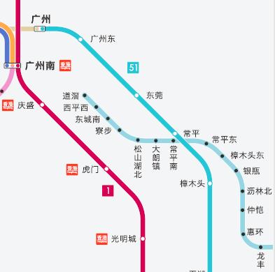 樟木头东站路线图图片