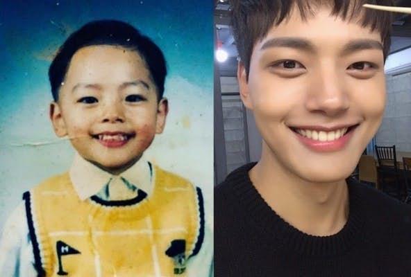 吃可爱长大的"满灿cp",回顾iu,吕珍九的小时候照片