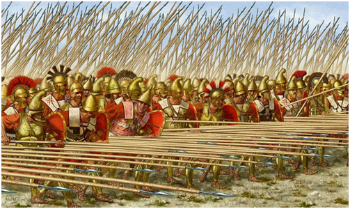 春秋战国长戈方阵对战马其顿方阵,西方军事完败?