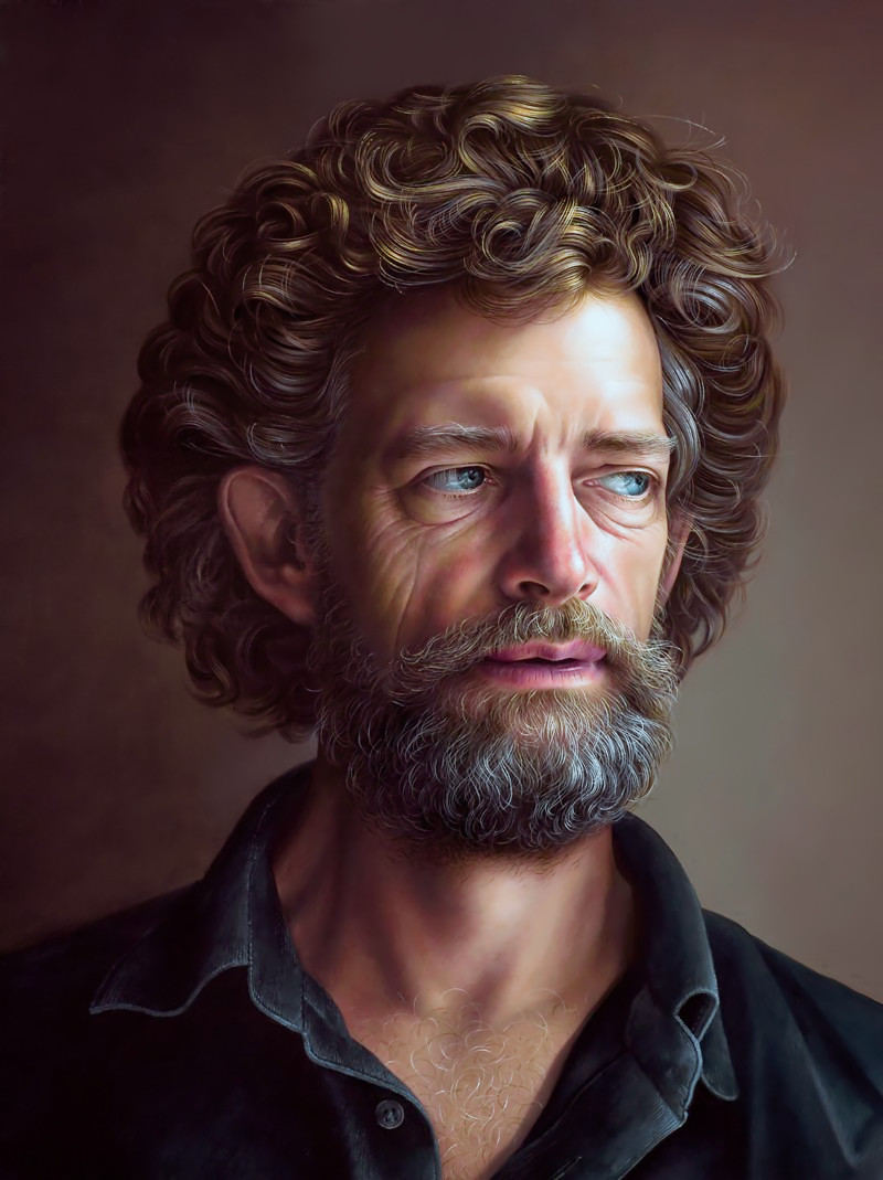 miriam escofet写实肖像画