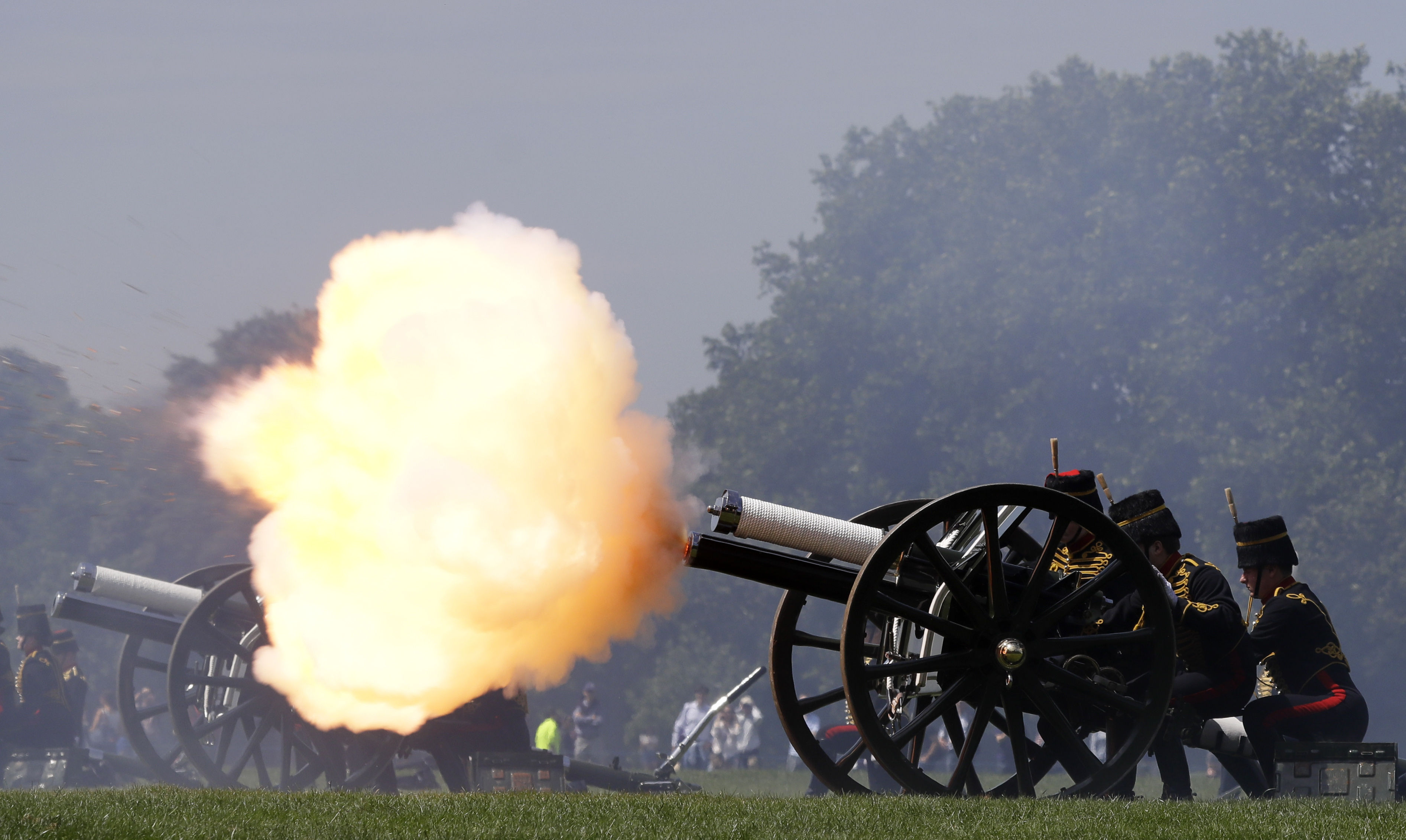 英国为菲利普亲王鸣礼炮祝寿(4)