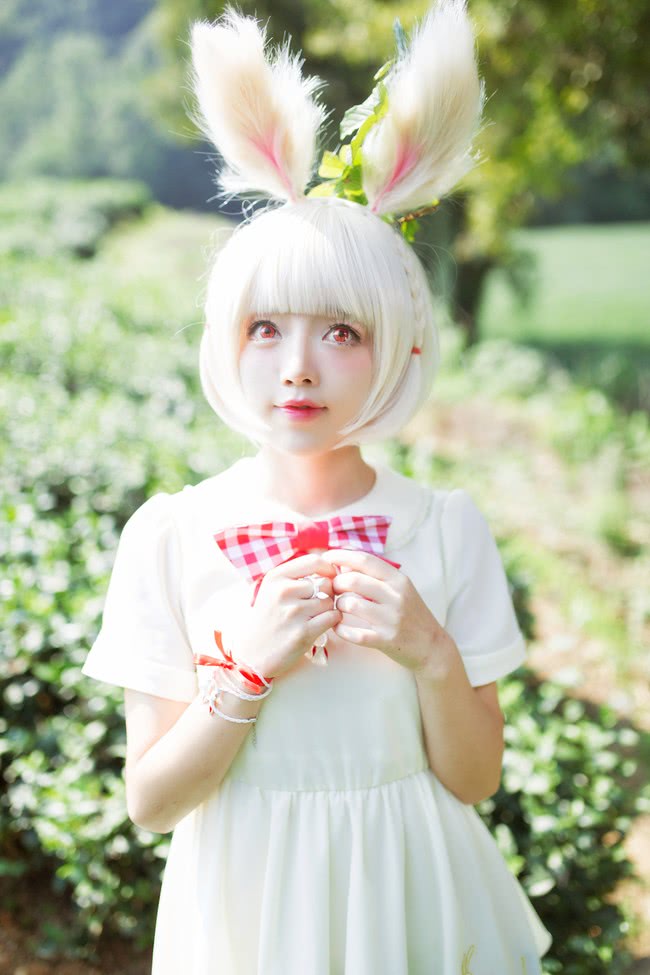 cosplay:《阴阳师》山兔@一坨可爱的王奕萌