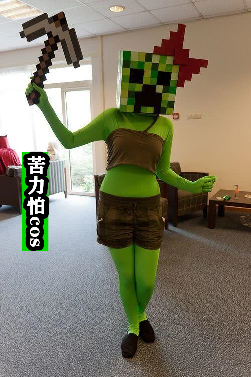 当minecraft遇上cosplay第二弹!怕酱cos让给你,末影人cos我承包