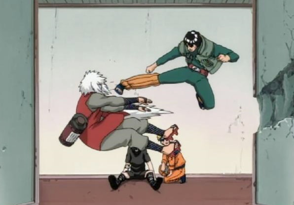 火影忍者:阿凯木叶旋风只踢脸,自来也泪奔,这一脚却成就带土!