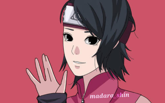 《博人传》五个版本的成年佐良娜,摘下眼镜的她真的美翻了!