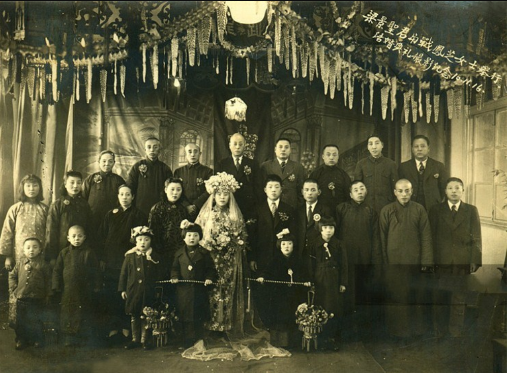 民国时期的结婚照:图3是陈诚与谭延闿三女谭祥的结婚合影