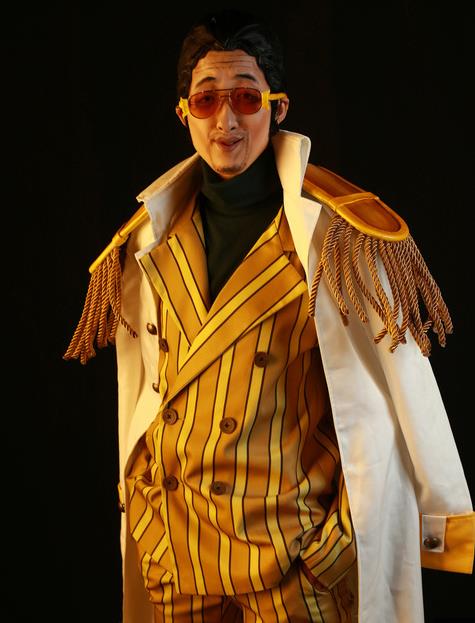 海贼王黄猿cosplay,网友:表情太欠揍,同城的麻烦帮忙打一顿!