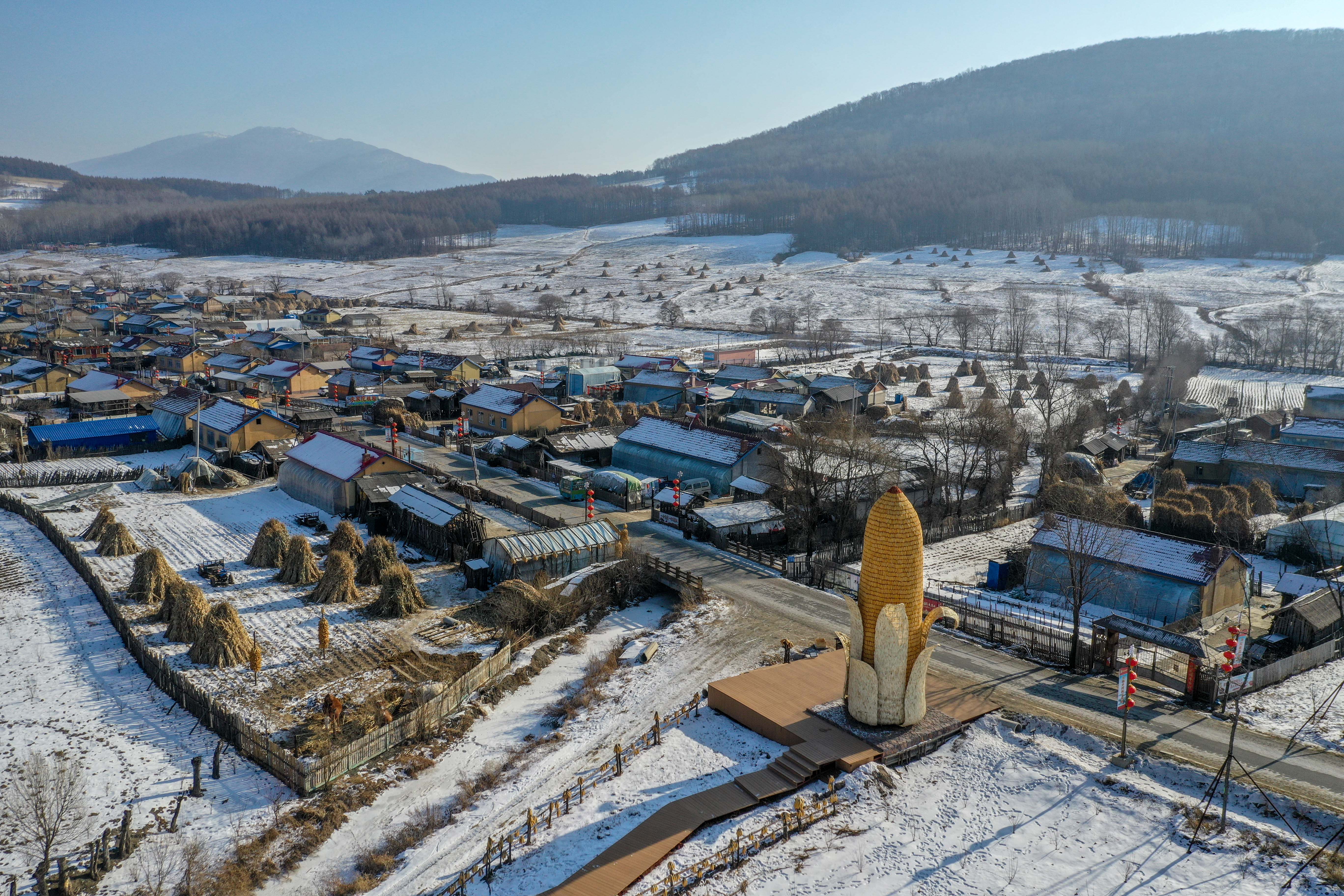 吉林舒兰:小村屯的冰雪经济(2)