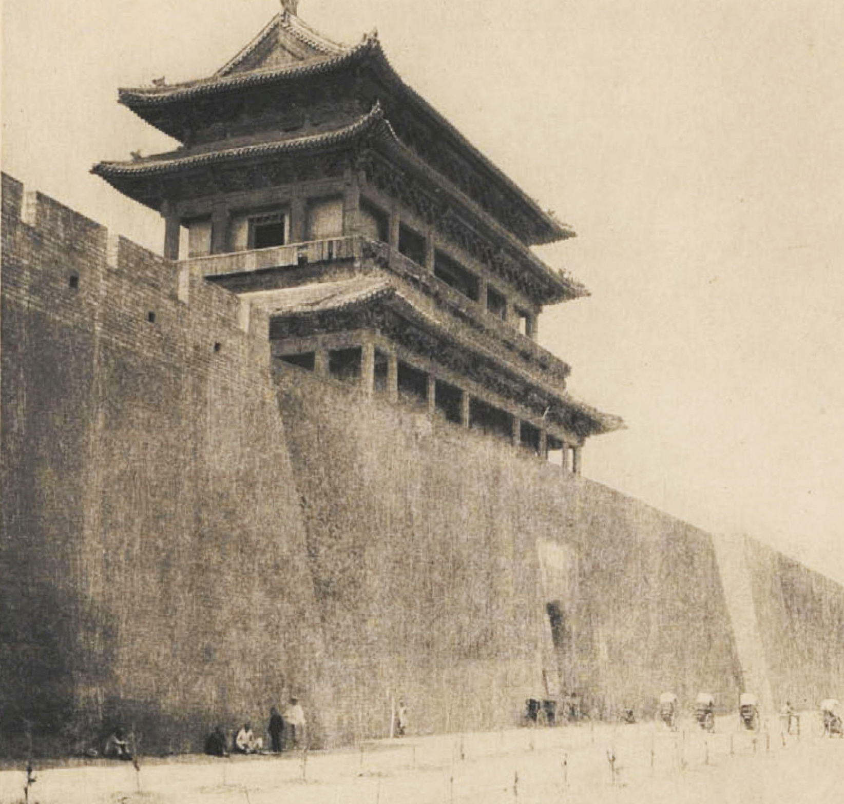 北京的老城门楼和老城墙 转载自百家号作者:艺文杂记