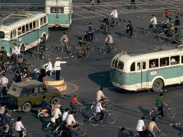 罕见老照片:西方镜头下,80年代的老北京城