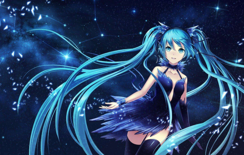 初音公主动漫壁纸:狂舔女神的盛世美颜,太美了