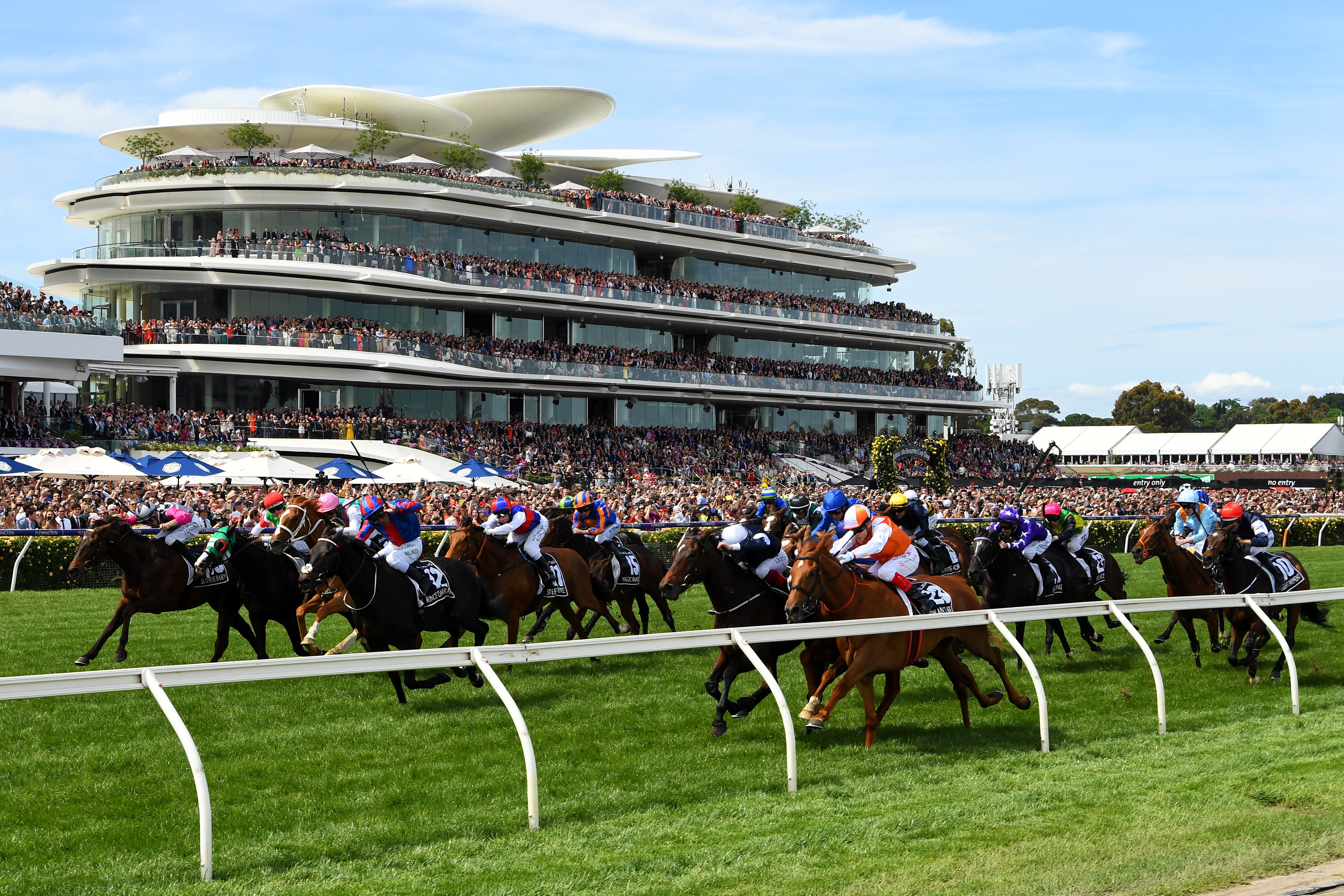 赛马——墨尔本杯:澳大利亚骑手夺冠(3)