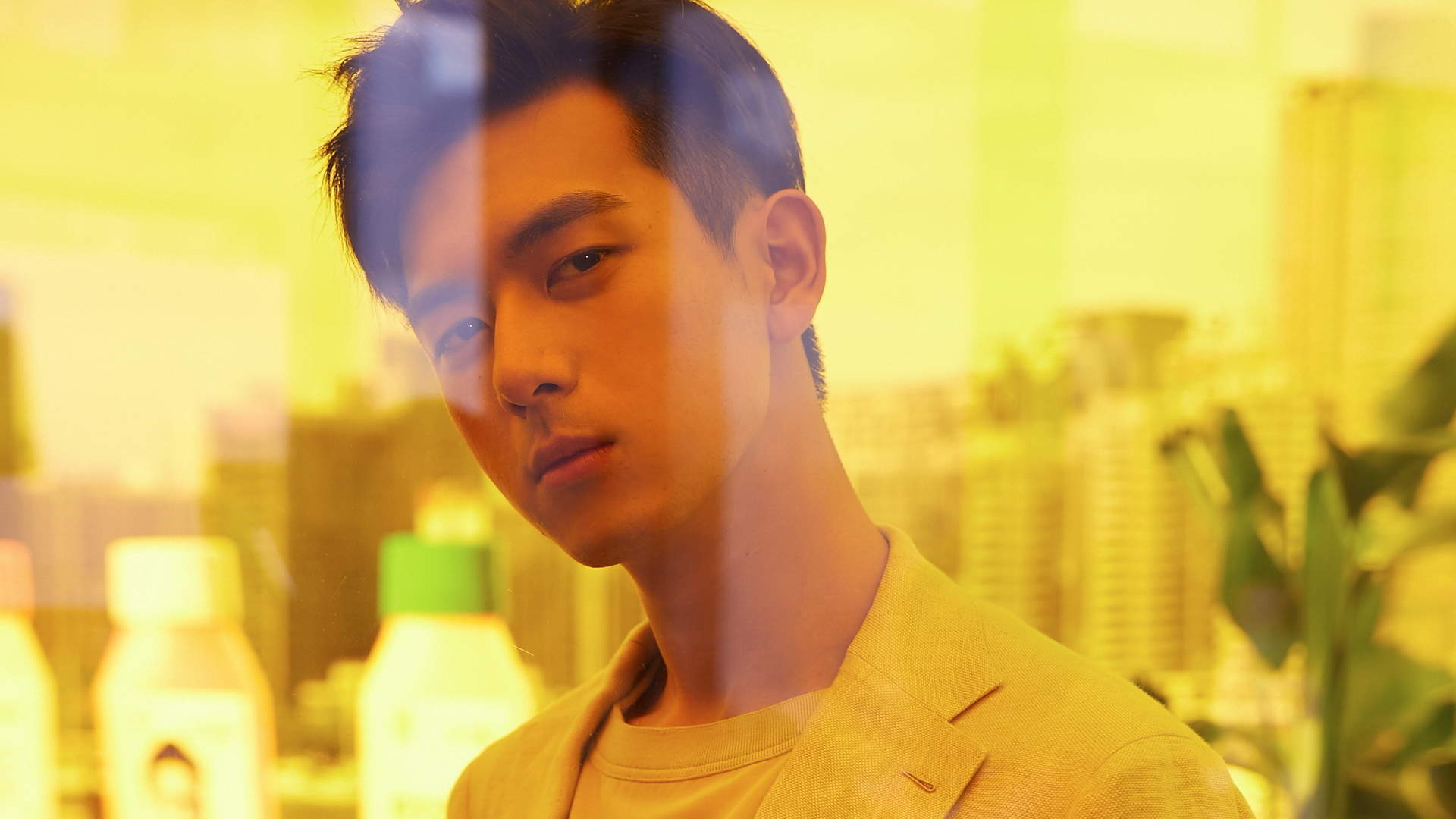 一组李现酷帅有型时尚写真