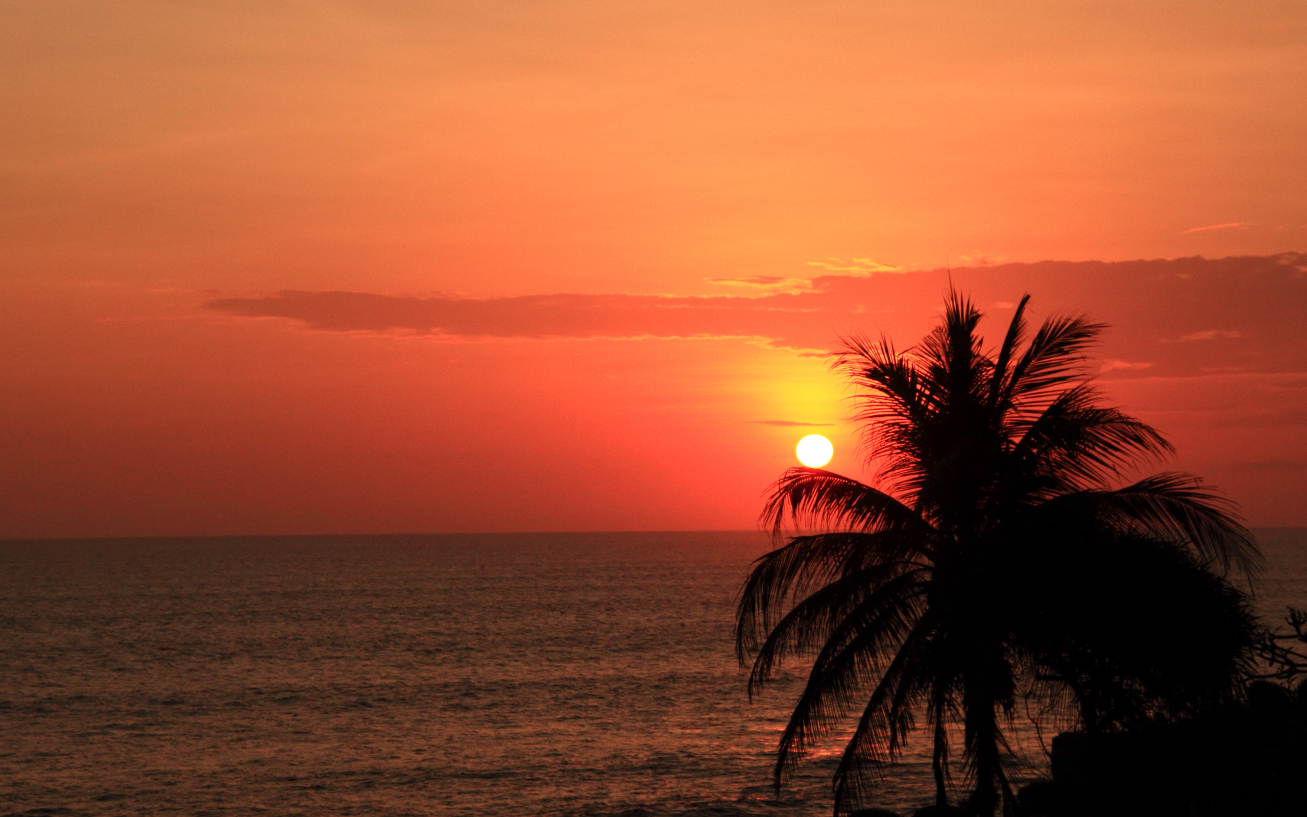 巴厘岛海神庙的夕阳,高清壁纸,风景电脑高清壁纸