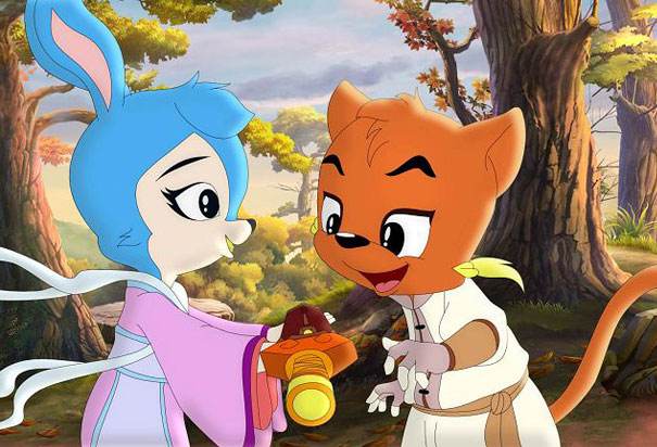 《虹猫蓝兔》虹猫和黑小虎,一部动漫两种不同的爱