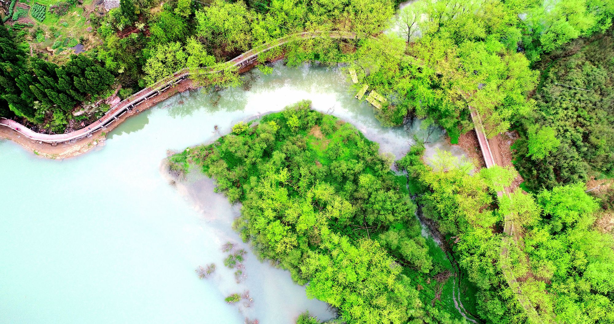 风景如画:浙江仙居永安溪生态绿道三期即将完工