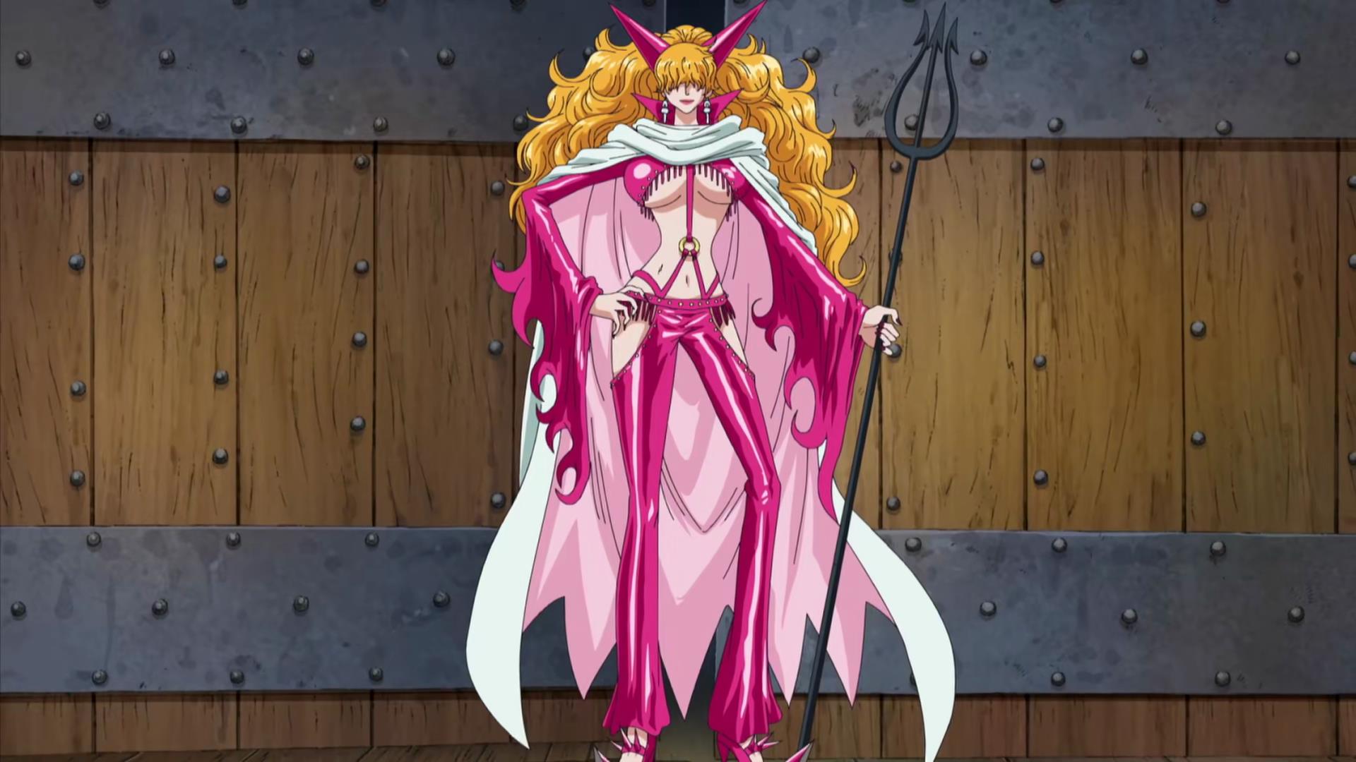 海贼王:推进城的两大美女,温柔娴静和抖m,第二个爱上了麦哲伦