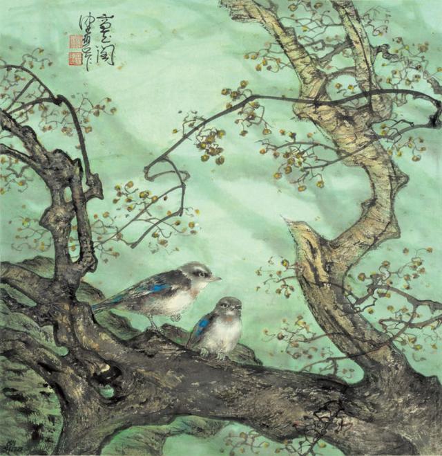 国画大家陈佩秋作品