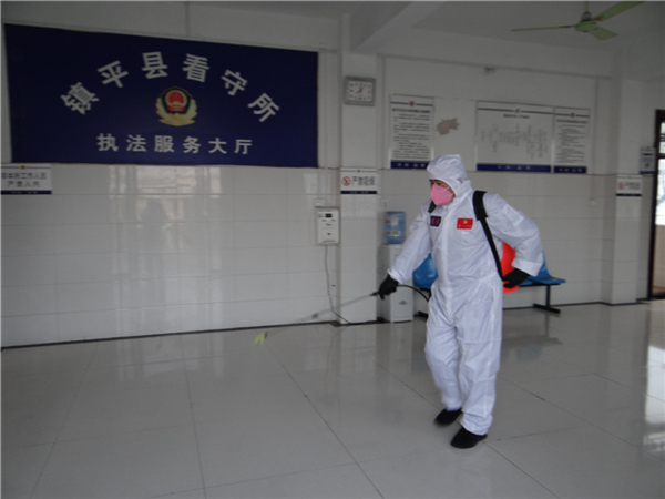 坚决把疫情阻止在监墙之外:镇平看守所全面筑牢疫情防控安全防线