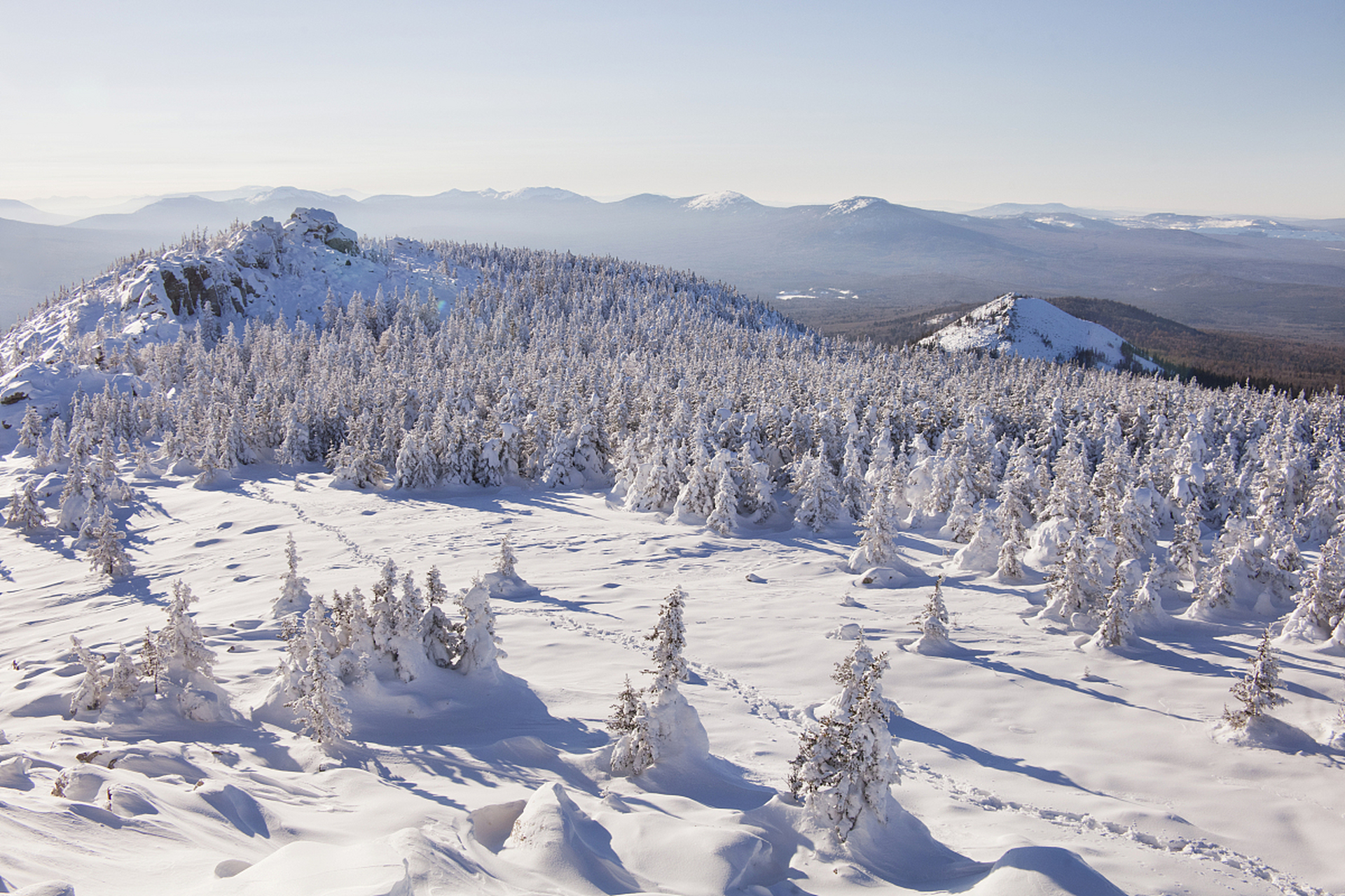 山城冬日碎片记#  仙女山是一座令人向往的山峰,位于重庆市武隆区