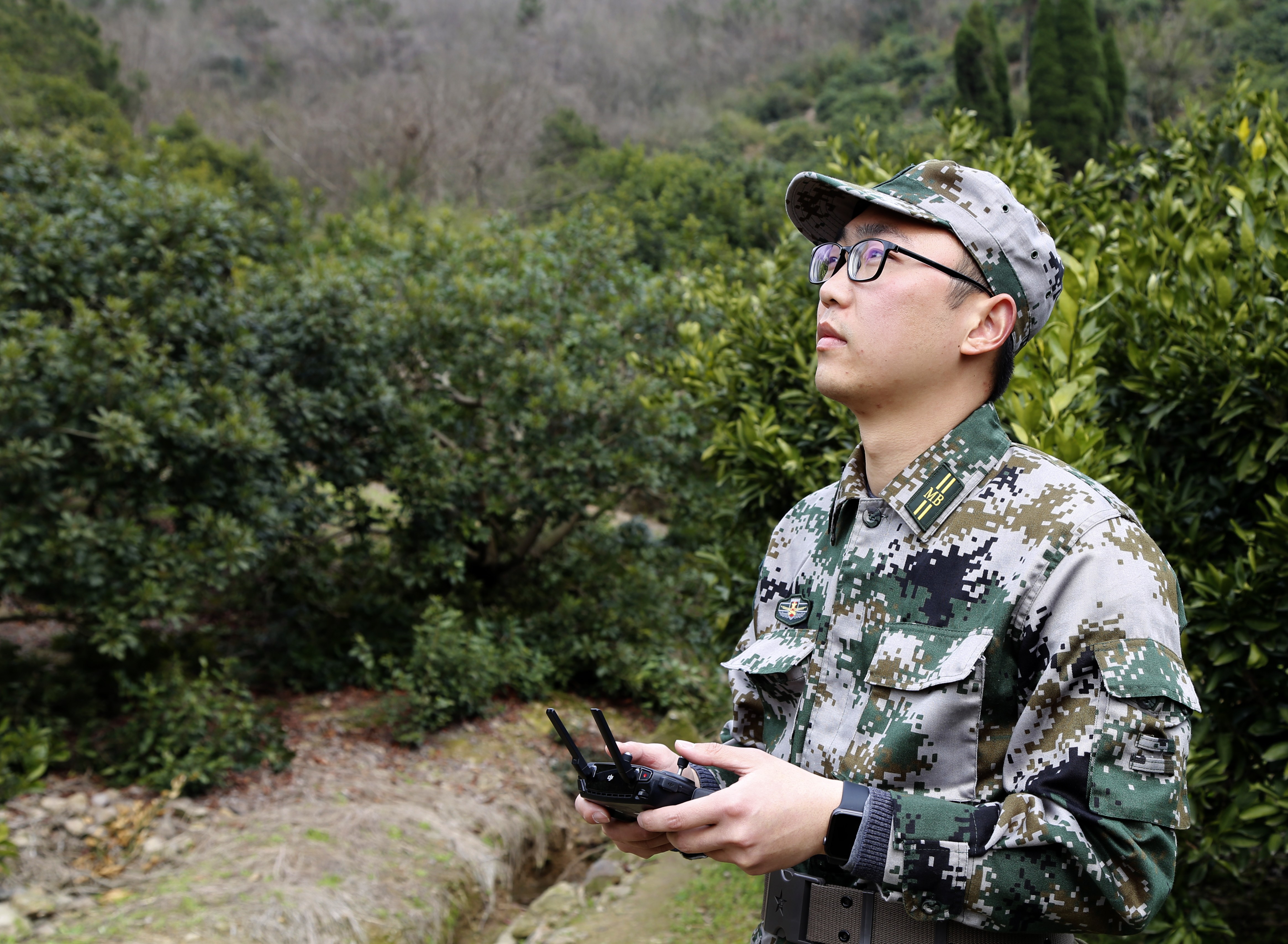 快看!民兵新方阵中的"千里眼"