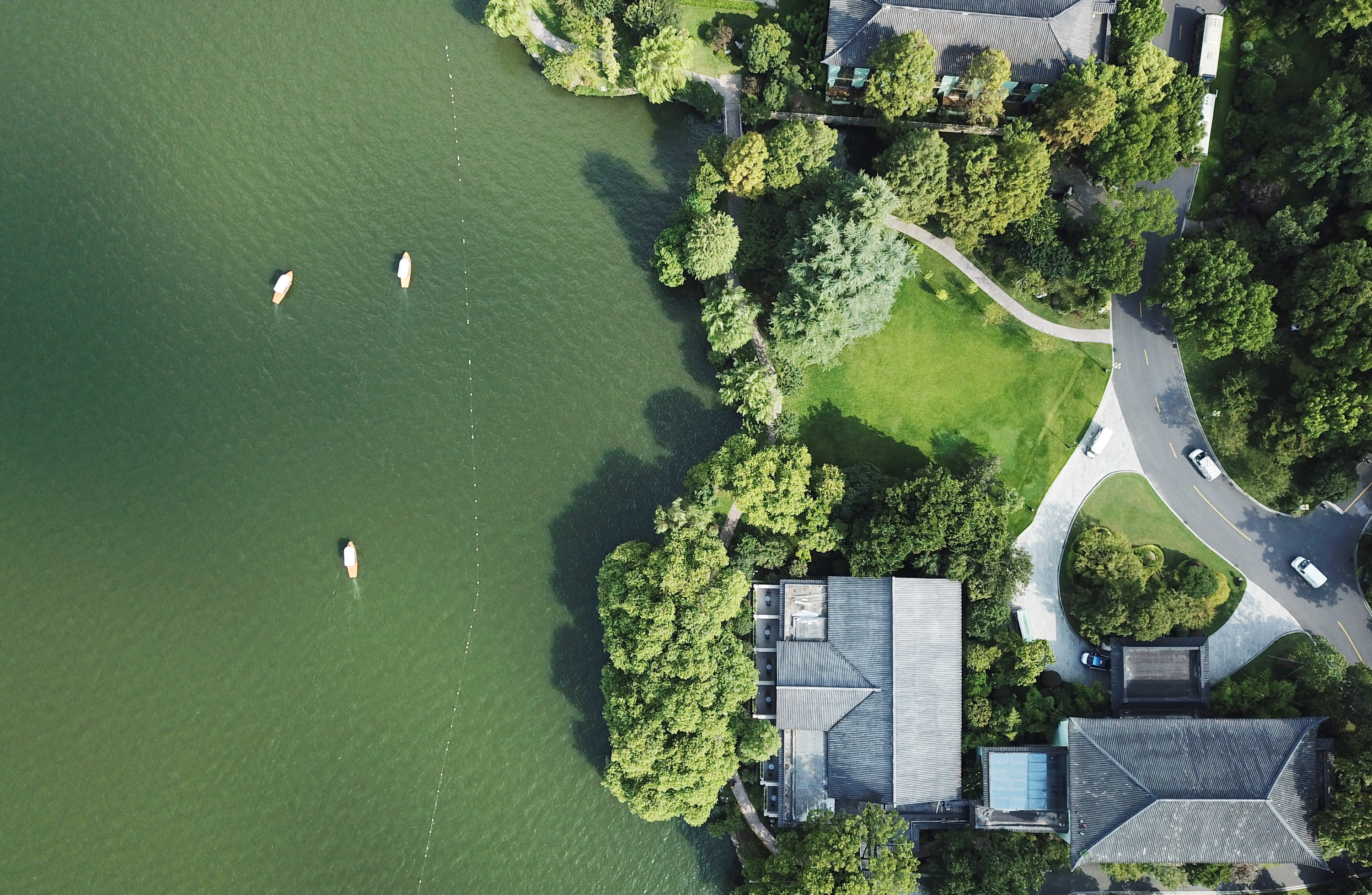 鸟瞰西湖美景(1)