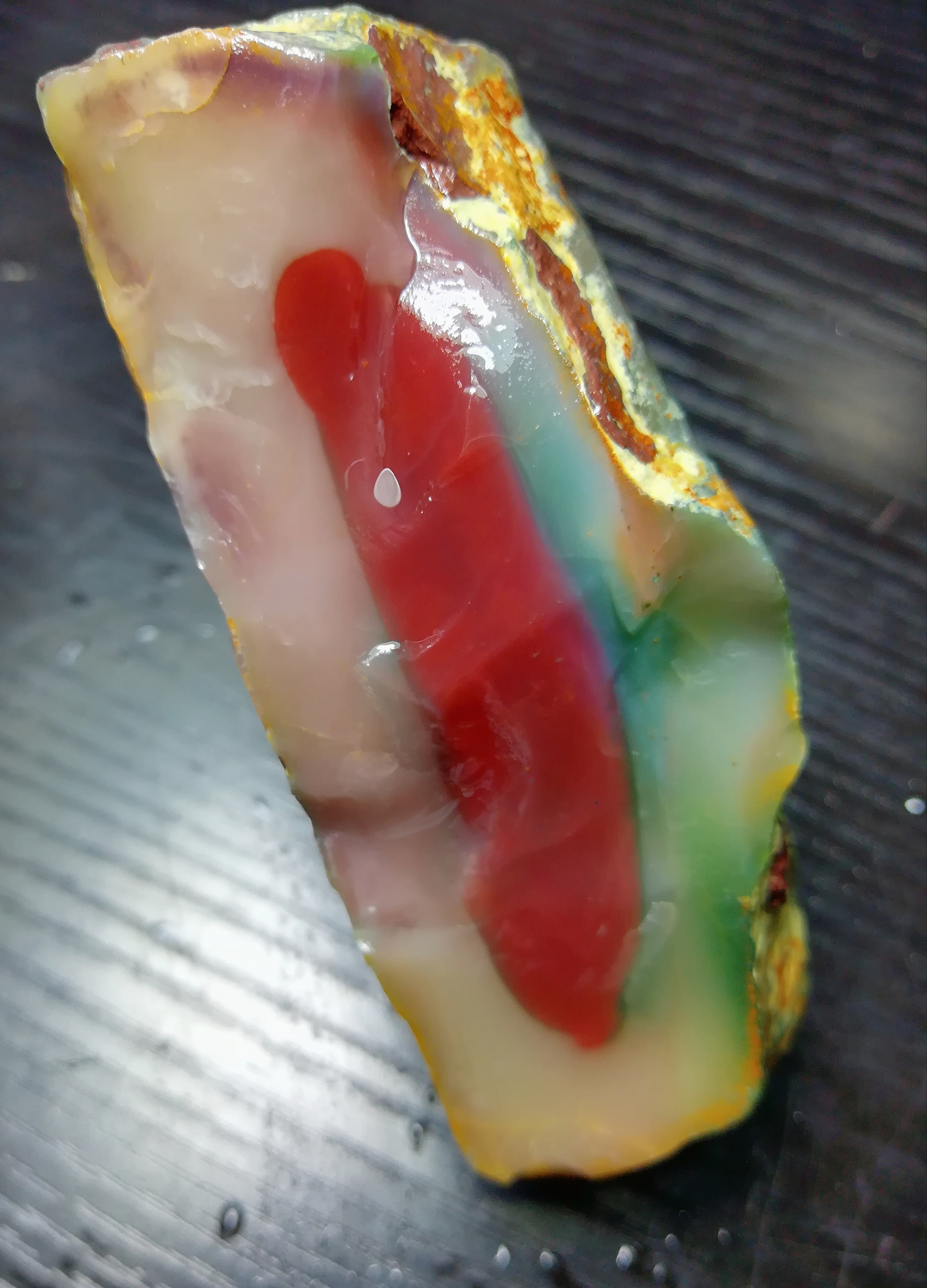 紫绿玛瑙秦紫玉原石