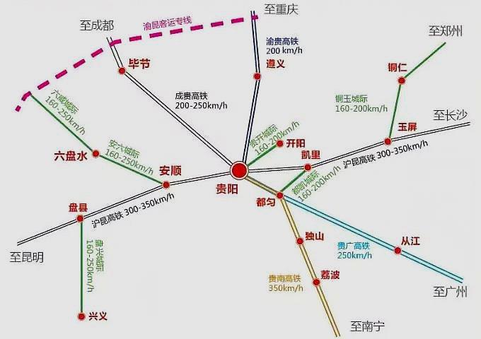 贵州省火车线路图图片