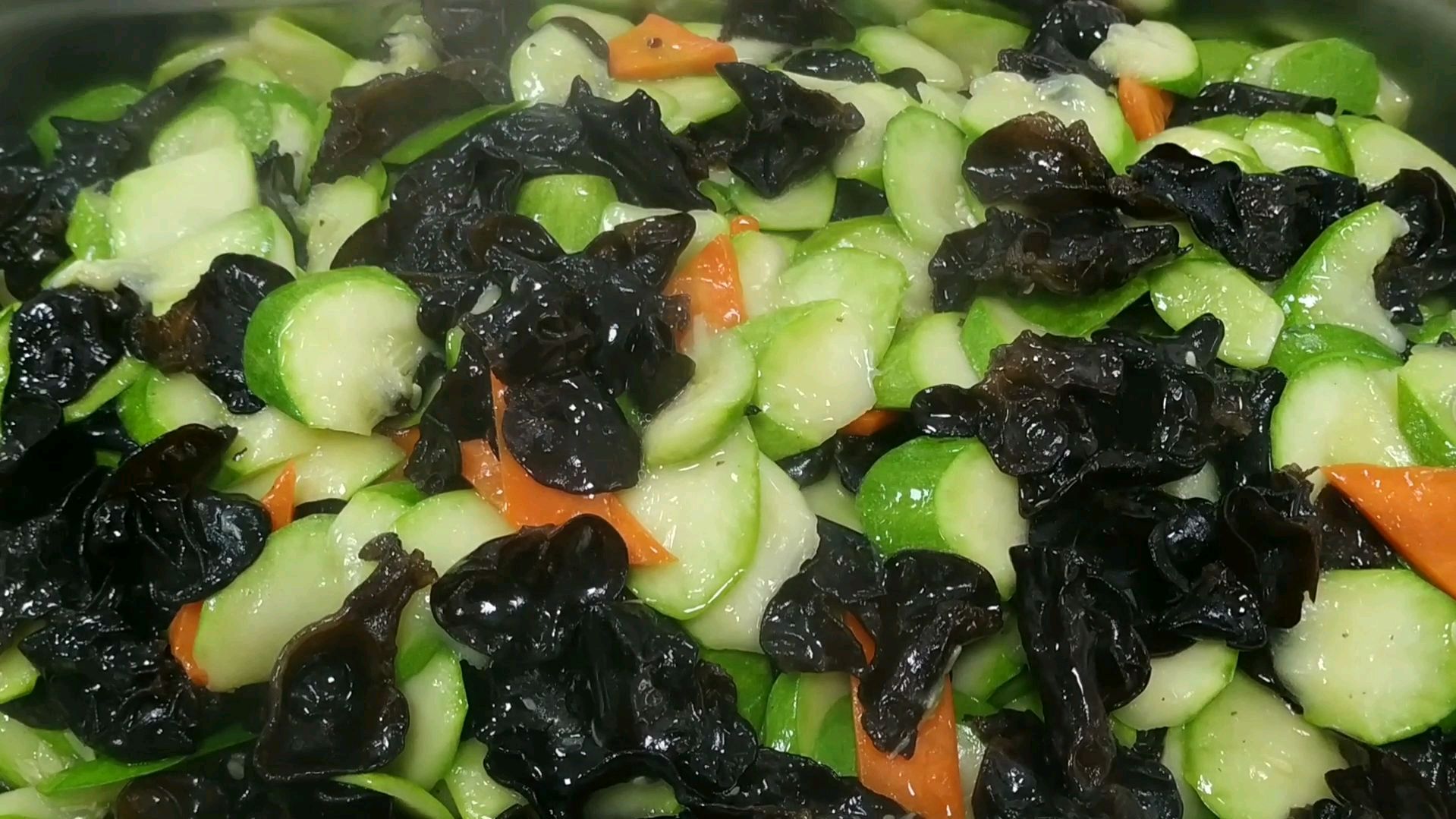 食堂版的炒菜,葫芦炒木耳