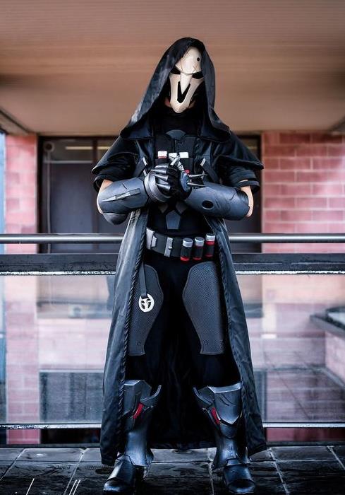 守望先锋cos,网友:看着粉色系的死神,这是,有点儿反差萌?