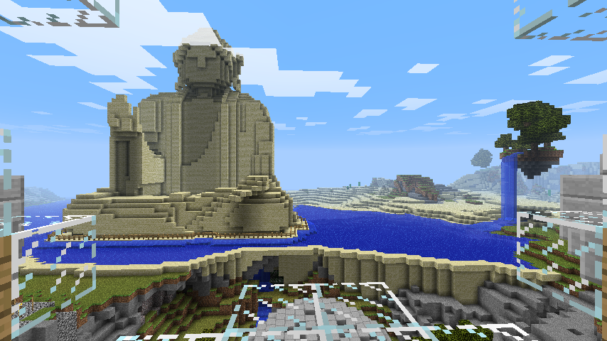 大神在《我的世界》建造如来佛祖雕像,玩家:这不是乐山大佛吗?