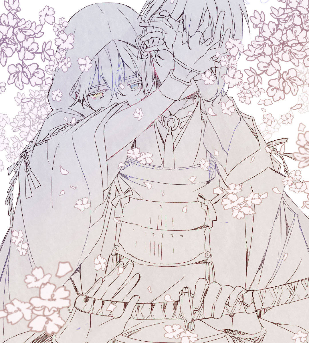 《刀剑乱舞》精选插图合集~谁还不是美男子啦