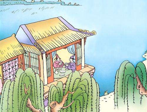 韩琮《暮春泣水送别》: 绿暗红稀出凤城,暮云楼阁古今情.