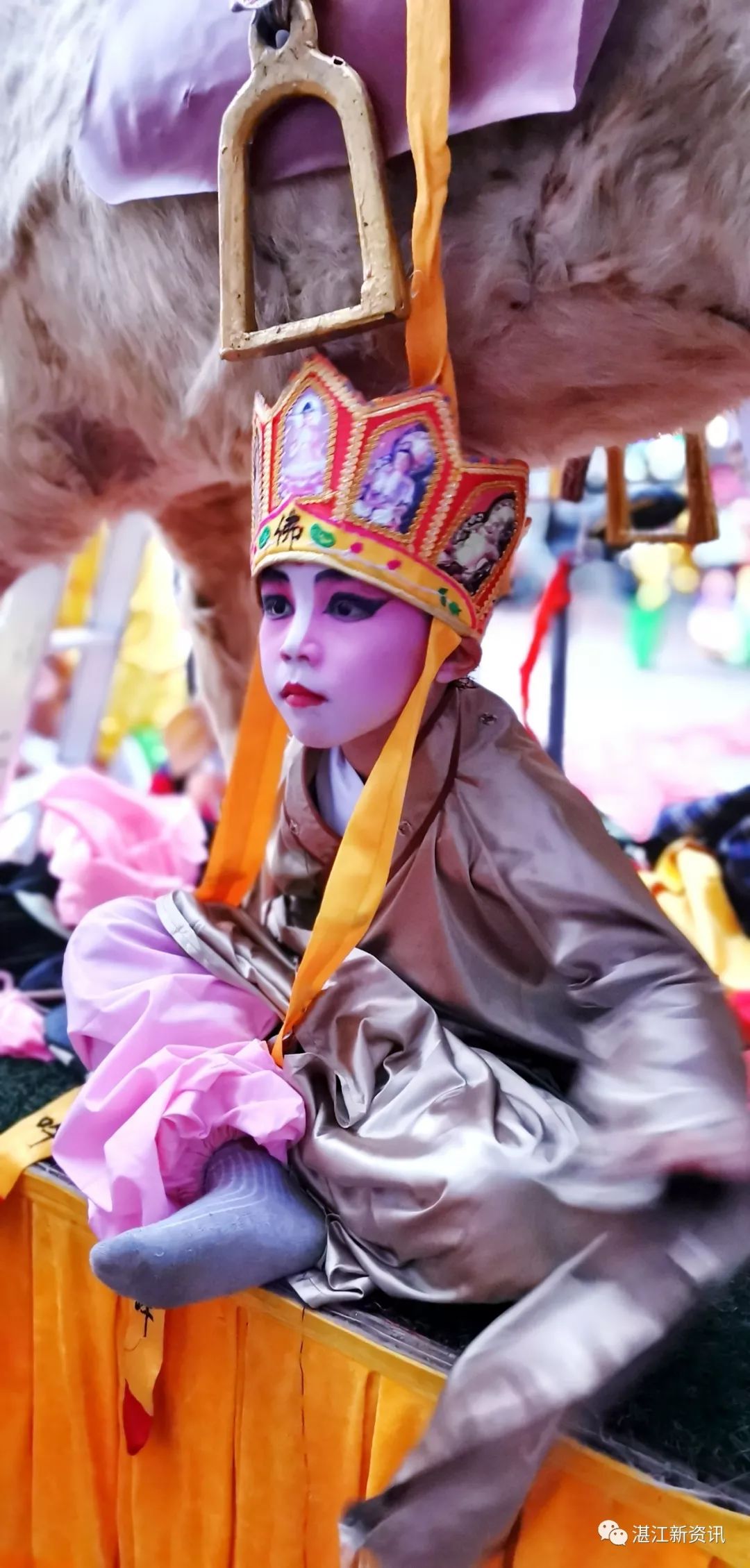 湛江赤坎百姓村年例大巡游盛典,百人穿令箭,飘色,精彩纷呈