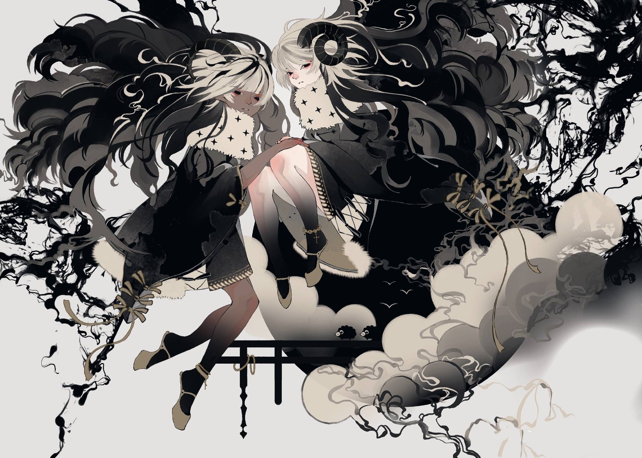 黑白和风物语图集:越是黑白分明的地方越容易暗流涌动!