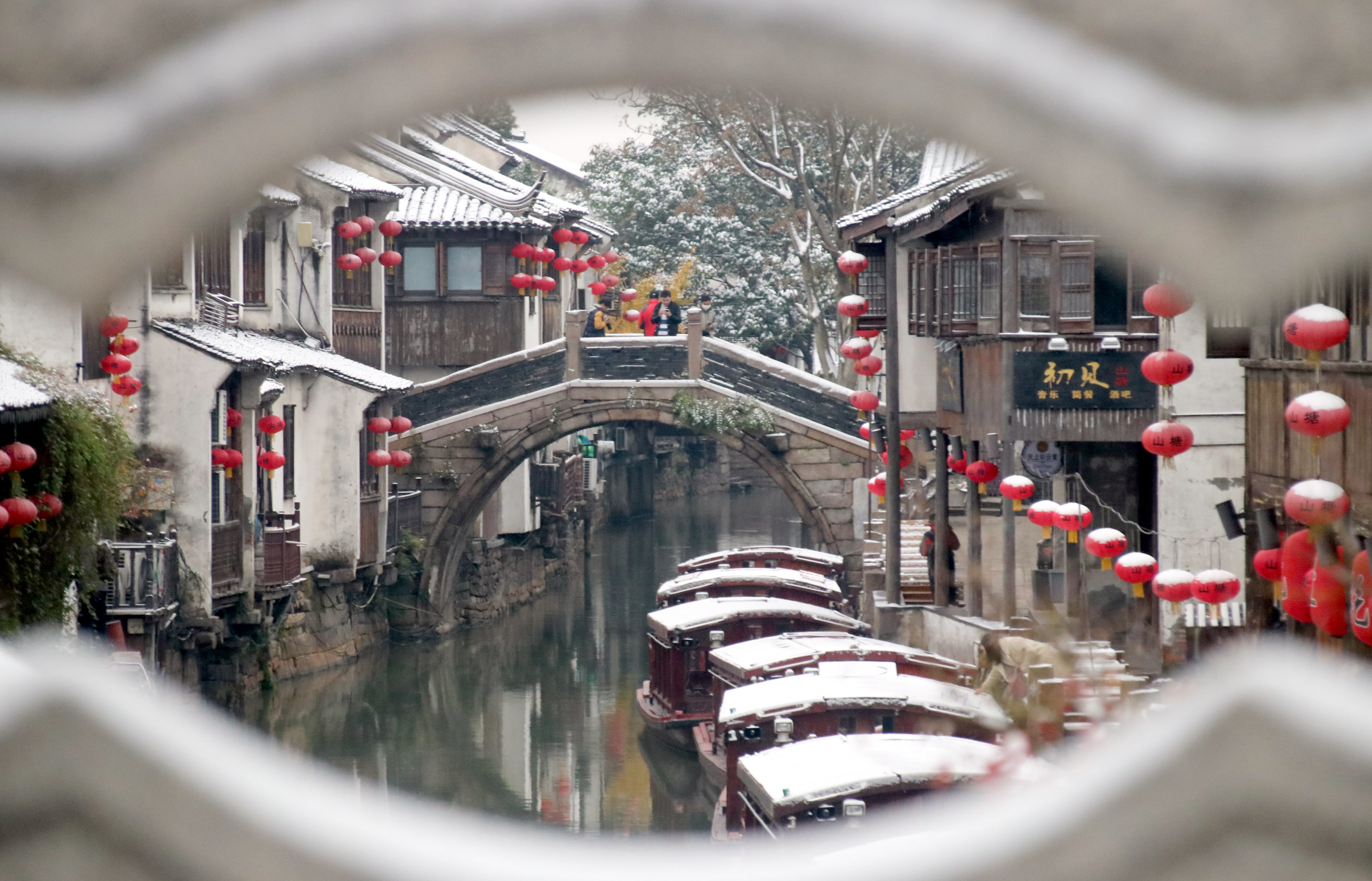 姑苏雪韵美如画