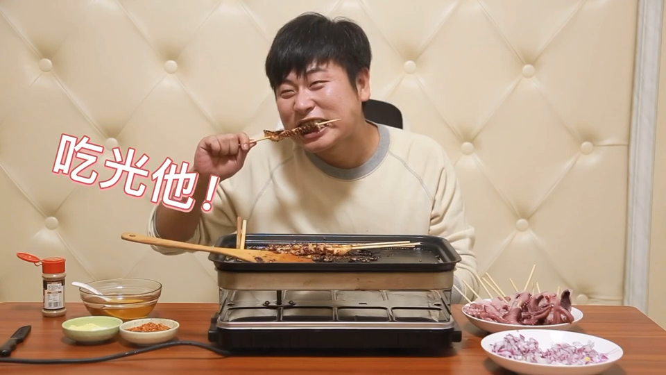 自制街边小吃铁板章鱼足,做法简单,味道却超级棒