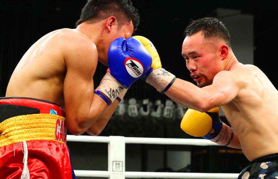 长富宫酒店地下一层的m23拳馆举行了一场wba中国区的职业拳击排名赛