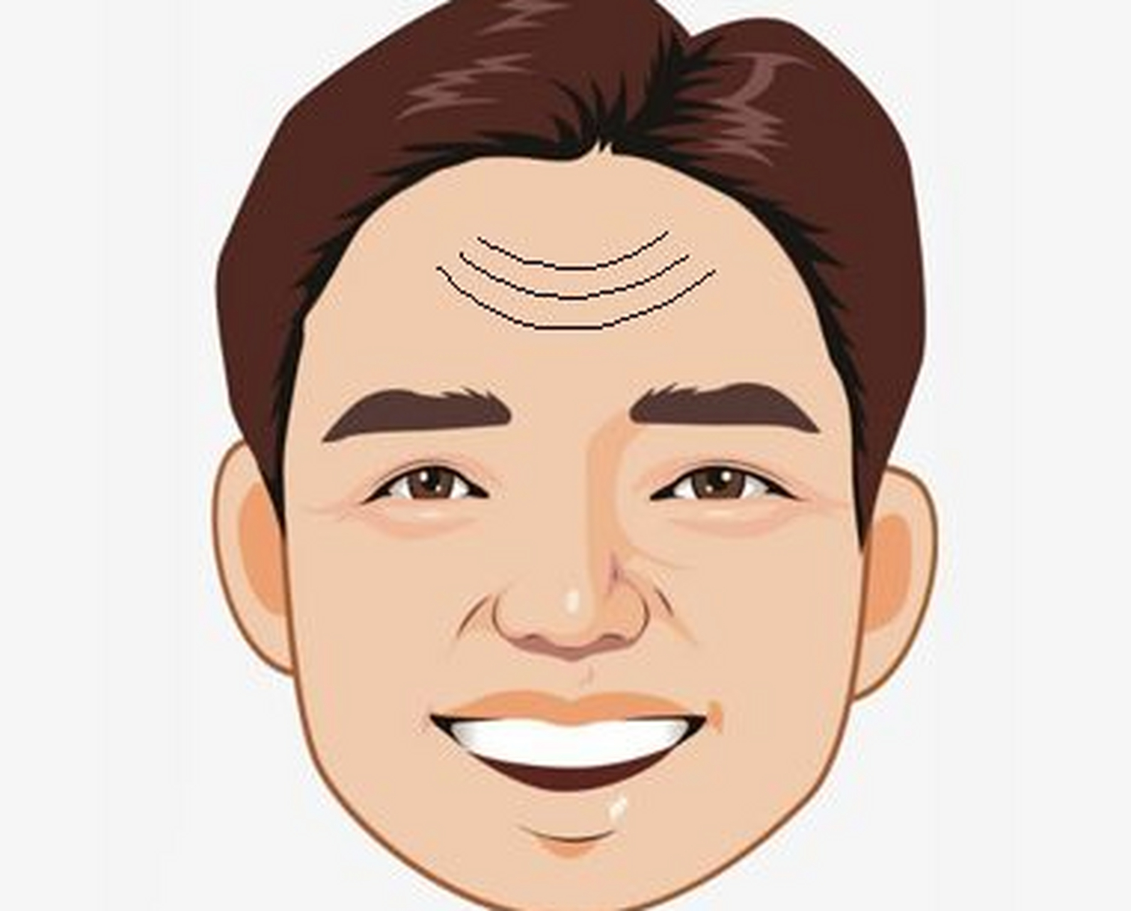 面相偃月纹,倘若额头上有三,四条的横向皱纹,并且是大圆弧形,这在想学