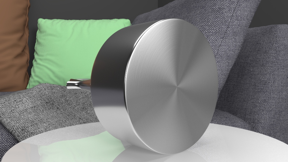 底部拉丝不锈钢效果图