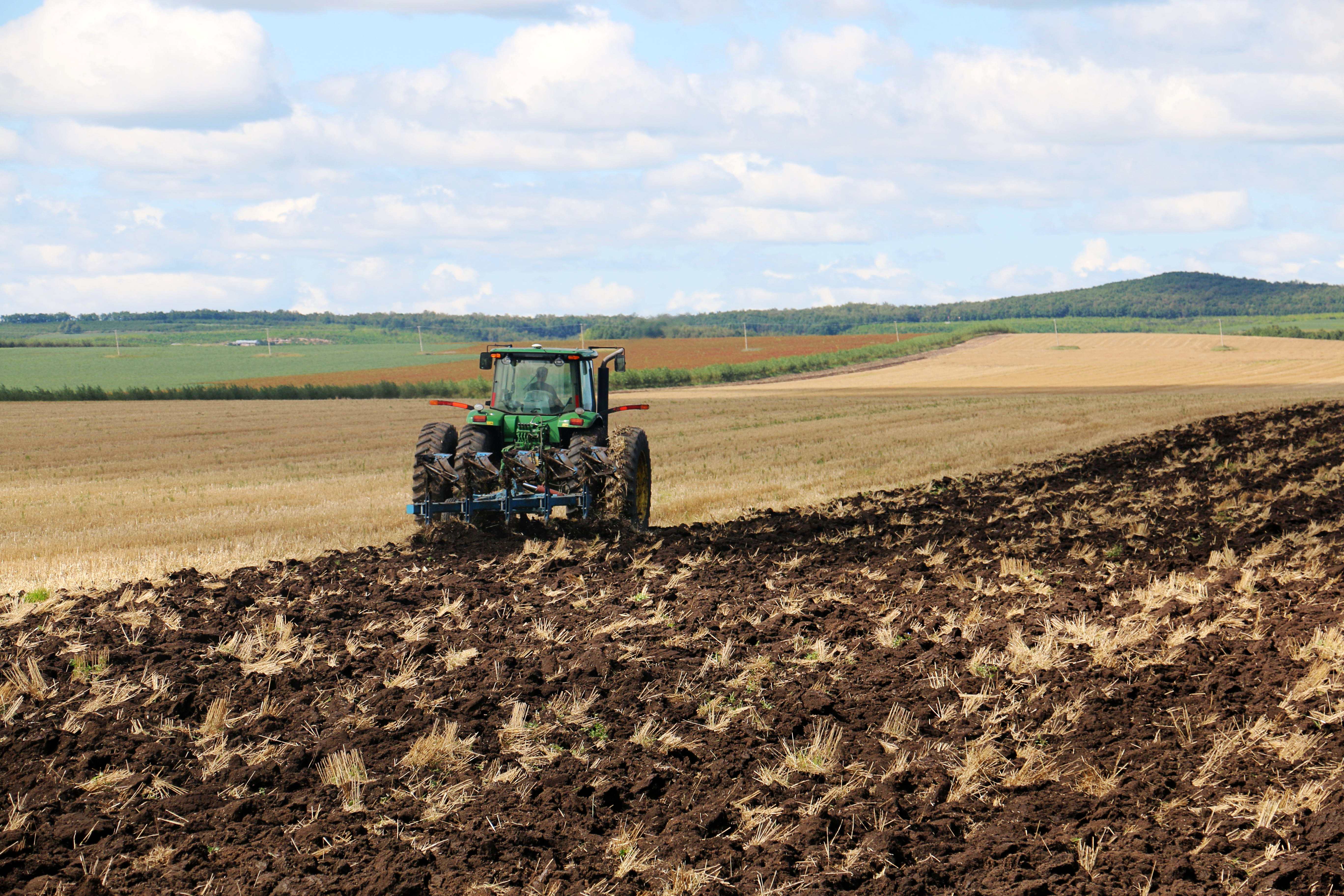 黑龙江垦区五大连池农场整地忙(1)