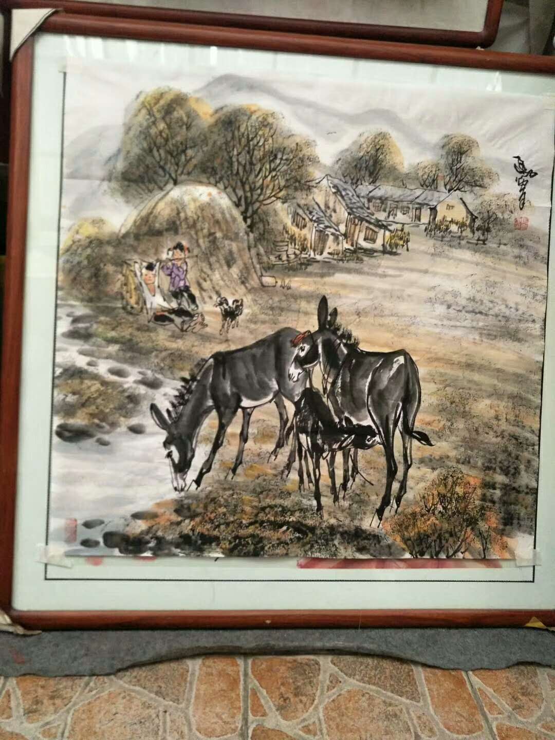 甘肃省美协理事国画大师驴痴马胄到天水晏翔阁举行书画交流活动
