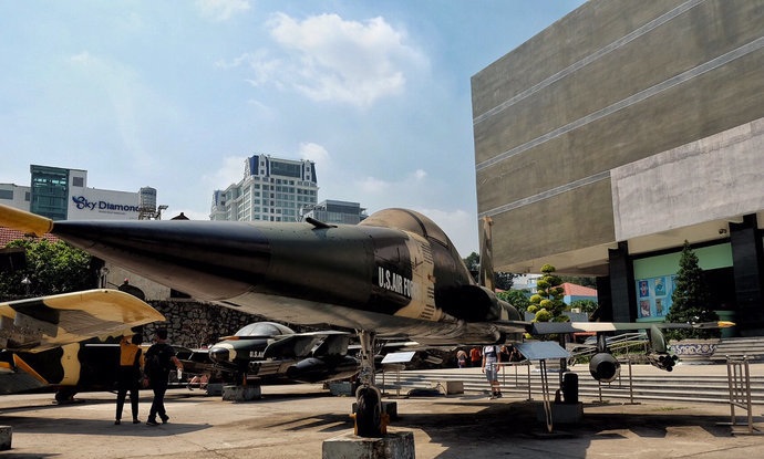 越南战争博物馆,座落于胡志明市武文频街,此地曾是美国情报局旧